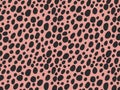 Cheetah Fur texture, carpet cheetah print skin background, black and pink panther theme color, look smooth, fluffy and soft.
