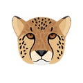 Cheetah head icon Royalty Free Stock Photo