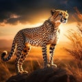 Cheetah in the Masai