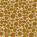 Cheetah print natural brown scale seamless repeat pattern design print