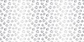 Cheetah seamless vector pattern background, silver and white Royalty Free Stock Photo