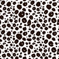 Cheetah skin seamless texture, leopard background Royalty Free Stock Photo