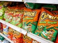 Cheetos Cheddar Jalapeno chips at store