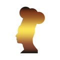 Chef abstract icon.