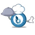 Chef BitShares coin mascot cartoon