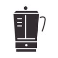 chef, blender appliance kitchen utensil silhouette style icon