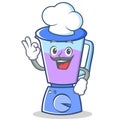 Chef blender character cartoon style