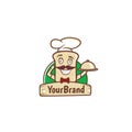 Cooky Bread logo template