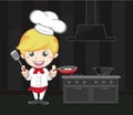 Chef cartoon cute character