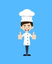 Chef Cartoon - Double Thumbs Up