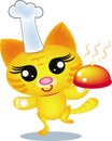 Chef cat Royalty Free Stock Photo