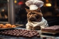 Chef Chocolatier Working, Man Makes Handmade Chocolates