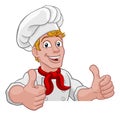 Chef Cook Baker Thumbs Up Cartoon Character