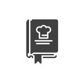 Chef Cookbook vector icon