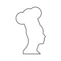 Chef abstract icon.