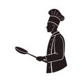 Chef Cooking Icon for Restaurant and Culinary Concept Royalty Free Stock Photo