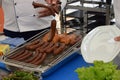 Chef for cooking sausages and grilled meat