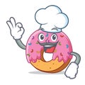 Chef Donut character cartoon style