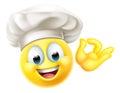 Chef Emoticon Cook Cartoon Face Royalty Free Stock Photo