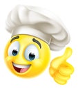 Chef Emoticon Cook Cartoon Face Royalty Free Stock Photo