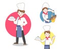 Chef Flat Illustration