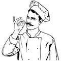 Chef Gesture Delicious Royalty Free Stock Photo