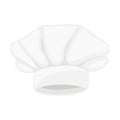 Chef Hat Emoji Icon Illustration. Cook Vector Symbol Emoticon Design Doodle Vector.