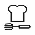 Two Course Meal icon vector Royalty Free Stock Photo