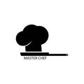 chef hat illustration logo vector Royalty Free Stock Photo