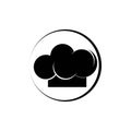 chef hat illustration logo vector Royalty Free Stock Photo