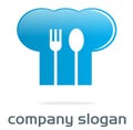 Chef hat logo Royalty Free Stock Photo