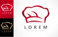 Chef hat logo vector Royalty Free Stock Photo