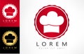 Chef hat logo vector Royalty Free Stock Photo