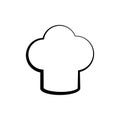 Chef hat vector icon. Cooking hat illustration vector icon. Kitchen logo. Culinary chef icon. Design web icon