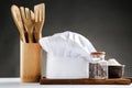 Chef hat with cooking utensils Royalty Free Stock Photo