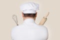 Chef Holding Baking Tools