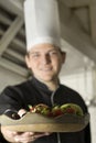 Chef Holding Fruit