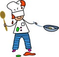 Chef kid Royalty Free Stock Photo