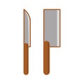 chef knives. Vector illustration decorative design