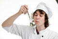 Chef with ladle