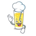 Chef lemonade character cartoon style Royalty Free Stock Photo