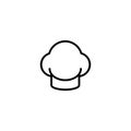 Chef line icon vector design