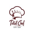 A Chef Logo Featuring Hat Royalty Free Stock Photo