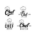 Chef master logo template vector eps 10