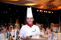 Chef in new year gala dinner