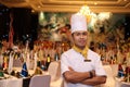 Chef in new year gala dinner