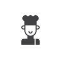 Chef person icon vector Royalty Free Stock Photo