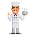 Chef pixel art