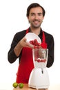 Chef pour blender Royalty Free Stock Photo