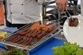 Chef for cooking sausages and grilled meat